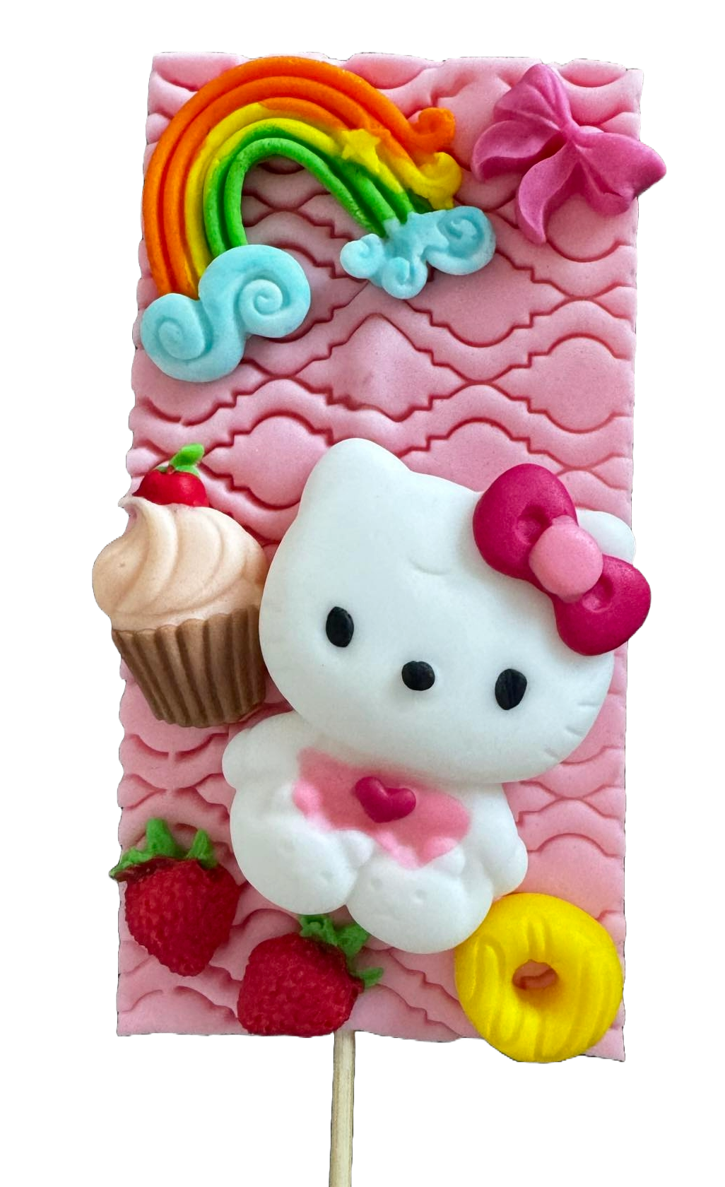 Decoratiune comestibila din zahar, Hello Kitty - Naty Shop 