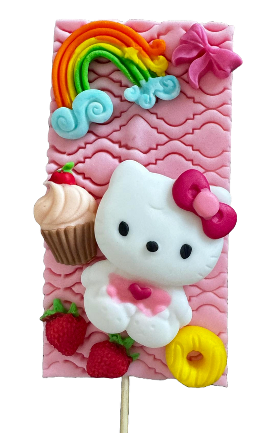 Decoratiune comestibila din zahar, Hello Kitty - Naty Shop 