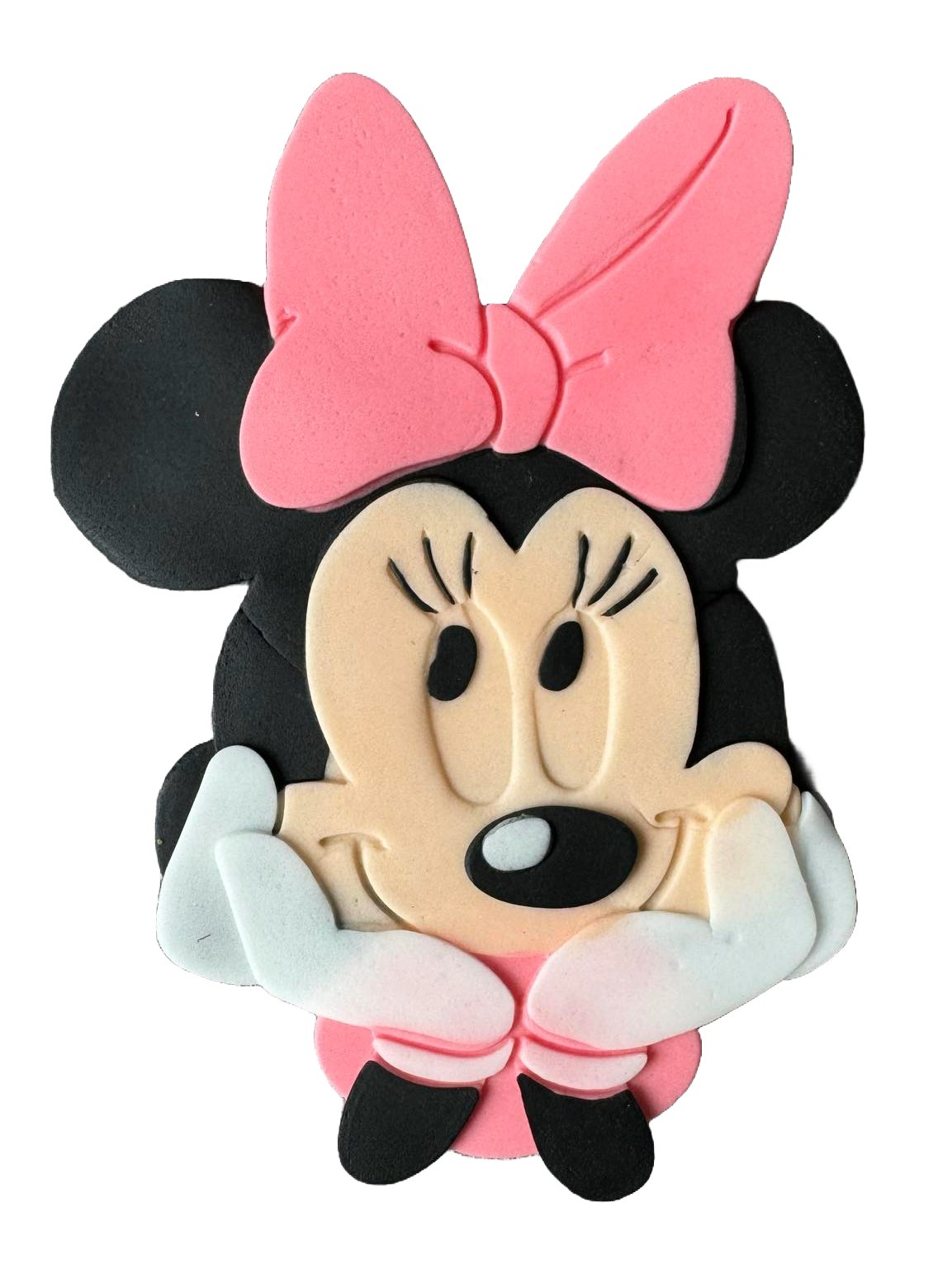 Decoratiune comestibila din zahar, Minnie Mouse - Nati Shop